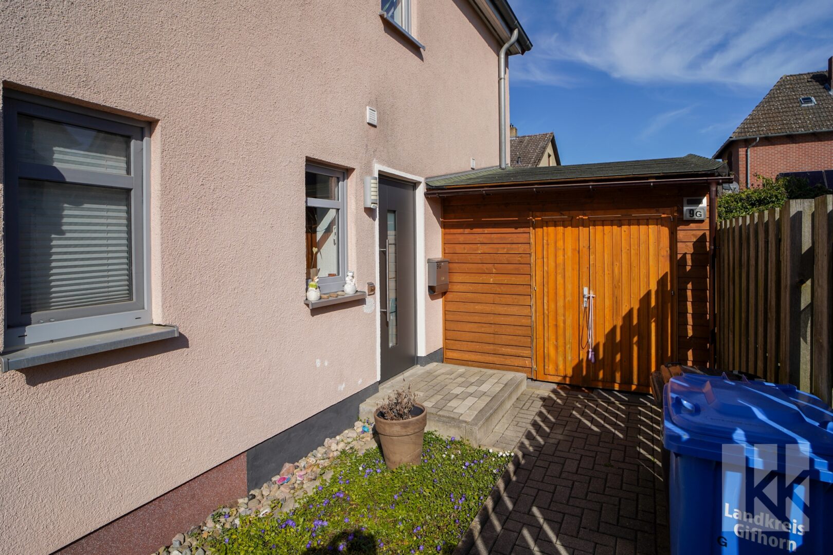 Der gepflegte Hauseingang