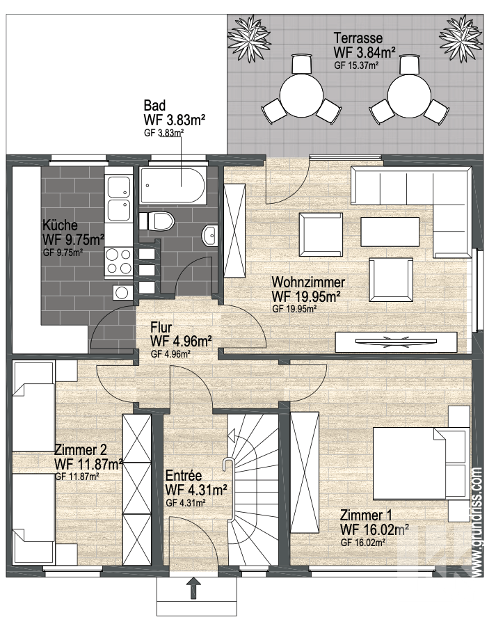 Grundriss Erdgeschoss