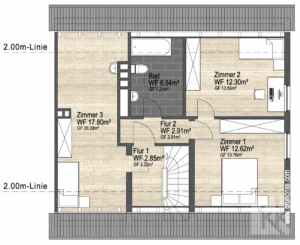 Grundriss Dachgeschoss