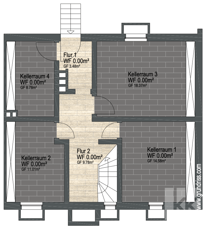 Grundriss Kellergeschoss
