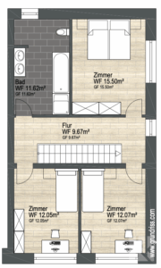 Grundriss Obergeschoss