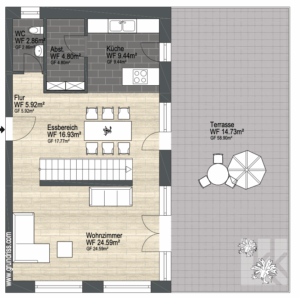 Grundriss Erdgeschoss