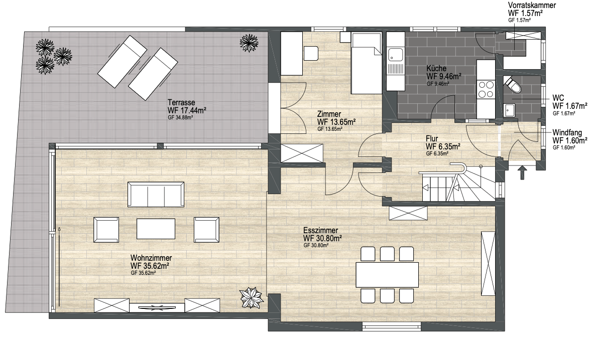 Grundriss Erdgeschoss