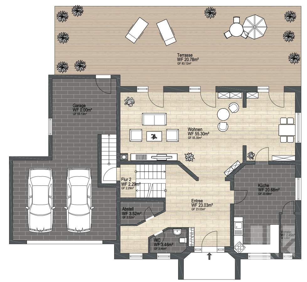 Grundriss Erdgeschoss