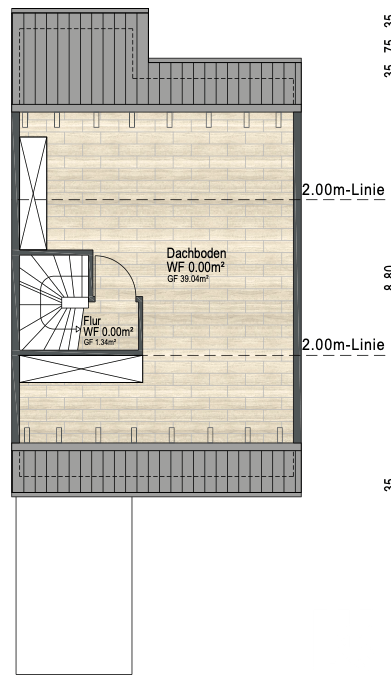 Grundriss Dachgeschoss