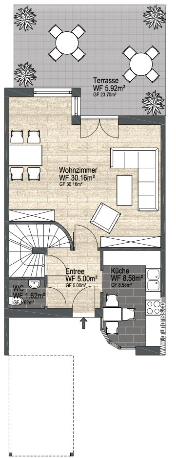 Grundriss Erdgeschoss