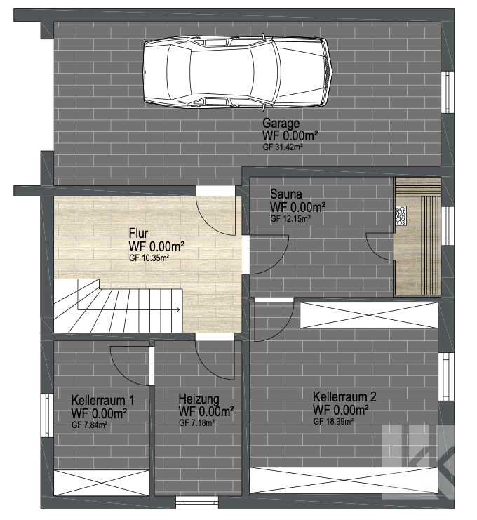 Grundriss Kellergeschoss