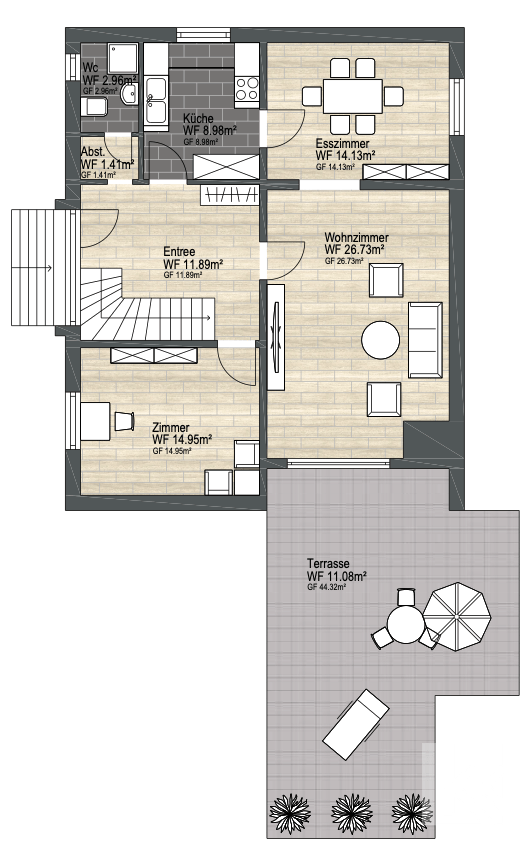 Grundriss Erdgeschoss