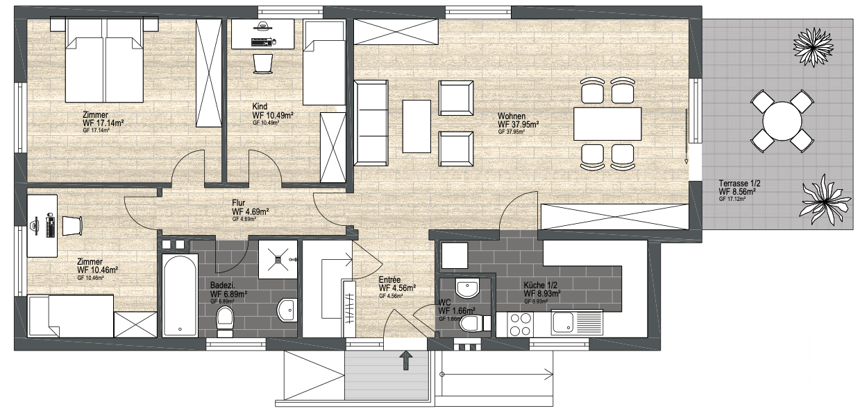 Grundriss Erdgeschoss