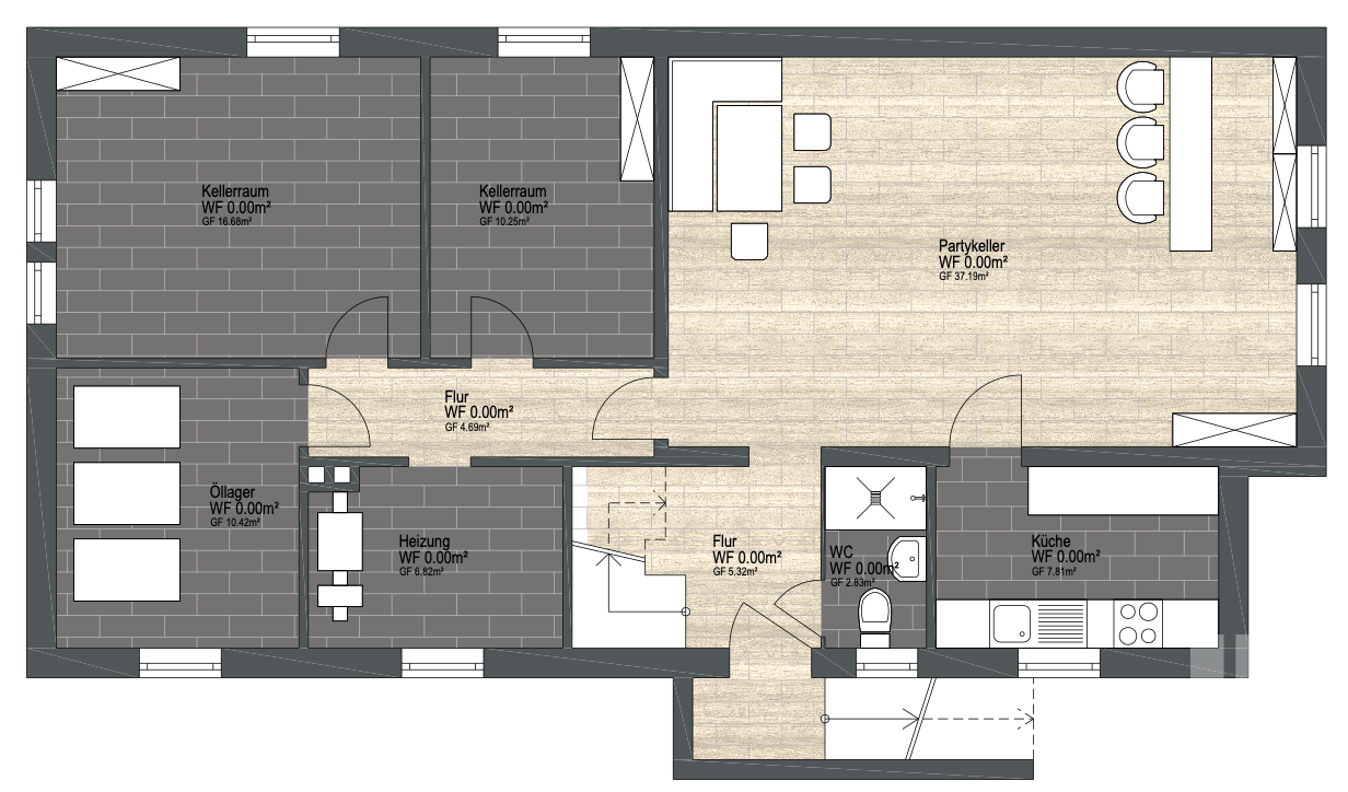 Grundriss Kellergeschoss