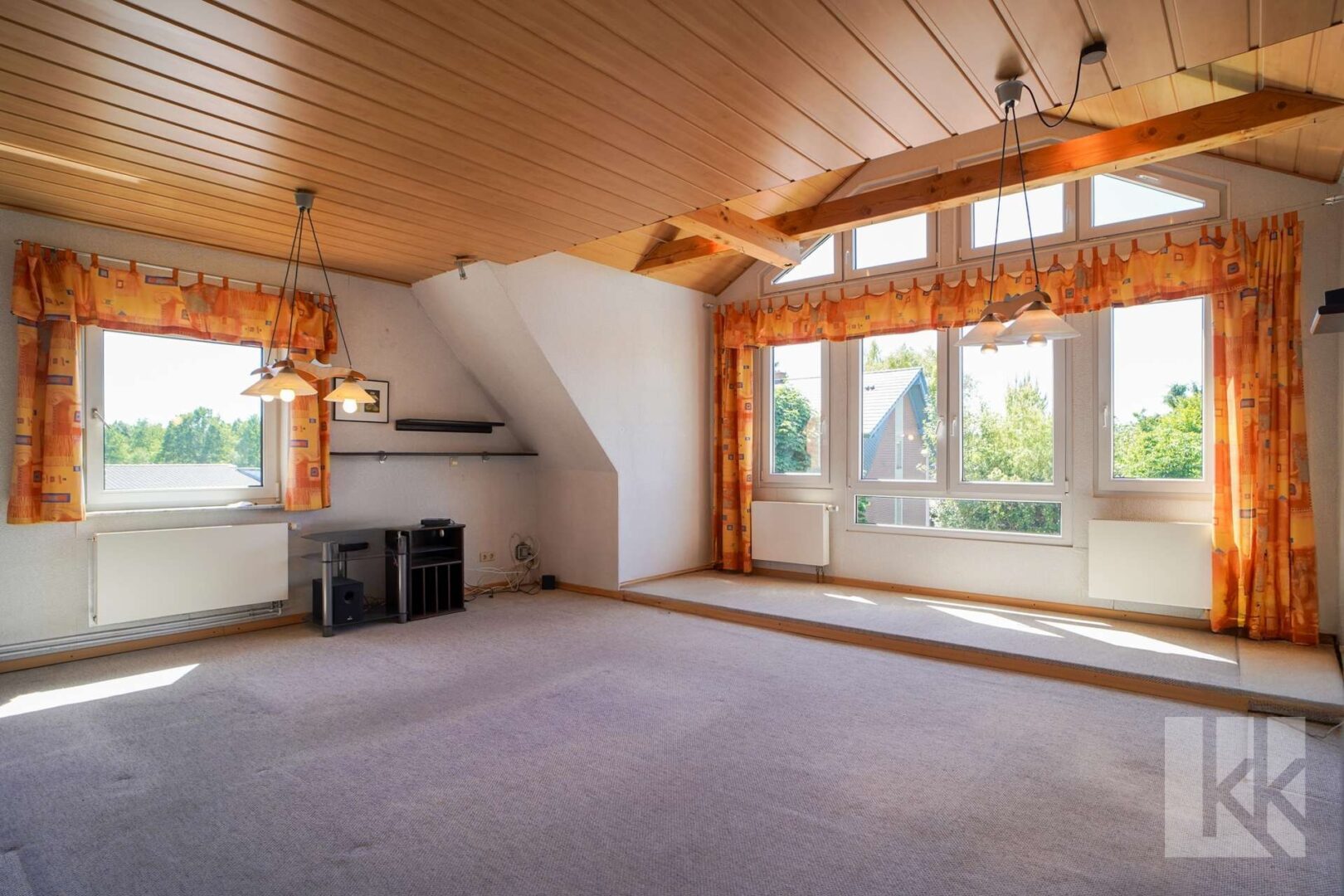 Das wunderschöne Wohnzimmer im OG