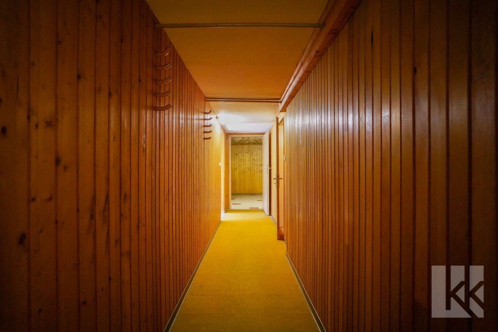 Der Bungalow ist voll unterkellert