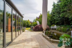 ...der Terrasse