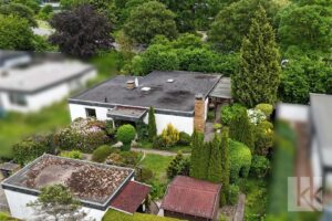 Blick auf das Grundstück