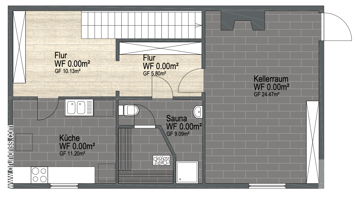 Grundriss Kellergeschoss