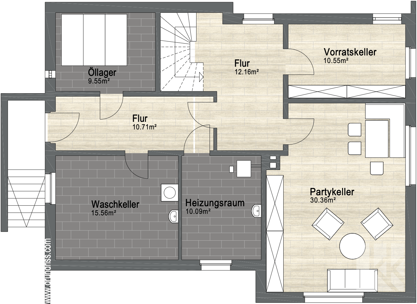 Grundriss Kellergeschoss