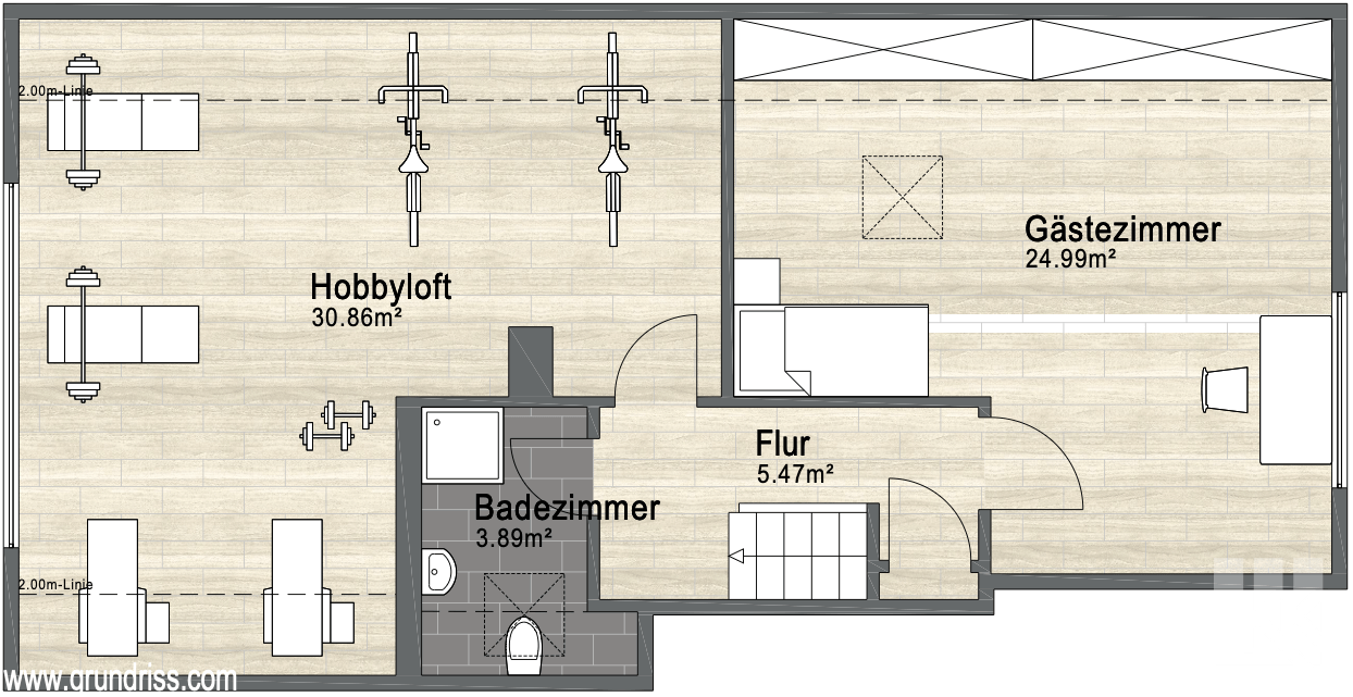 Grundriss Dachgeschoss