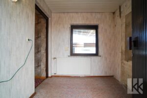 Der Windfang mit Platz für eine Garderobe