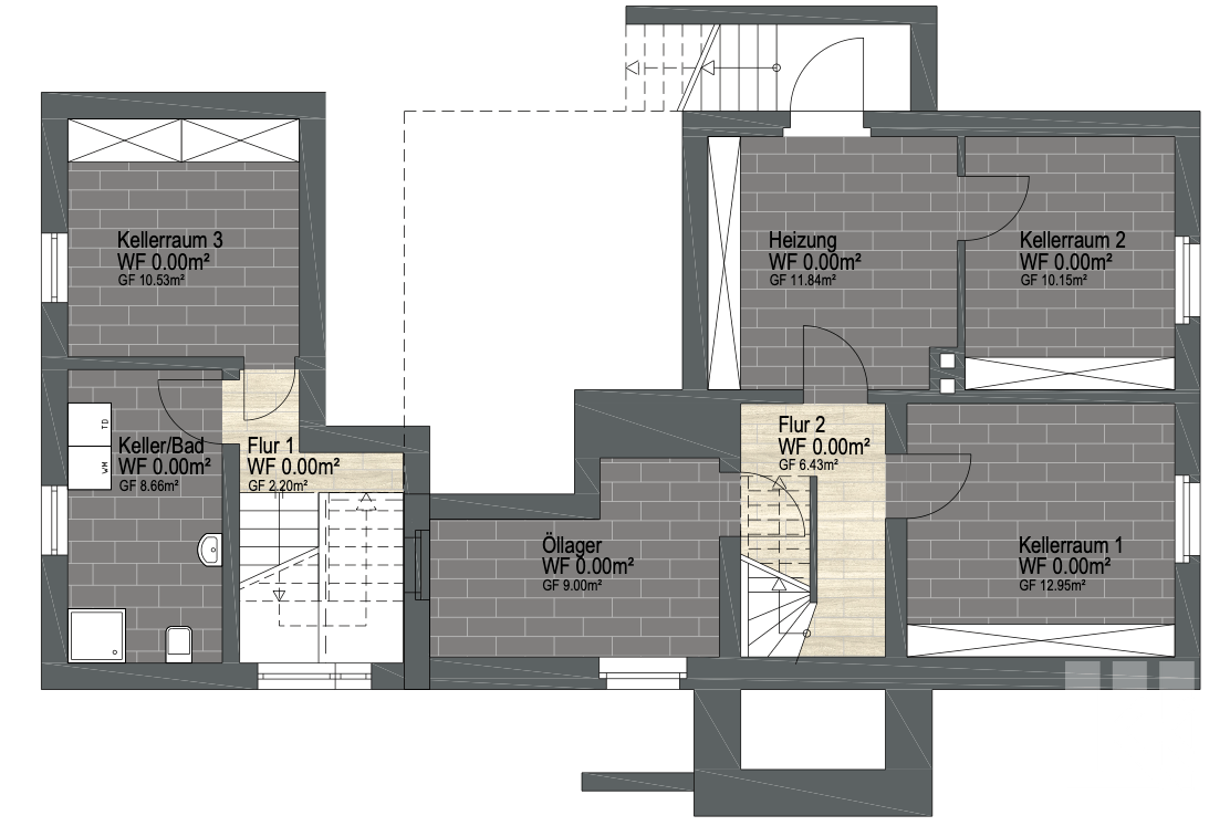 Grundriss Kellergeschoss