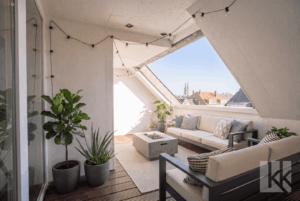 Visualisierung: Traumhafter Balkon