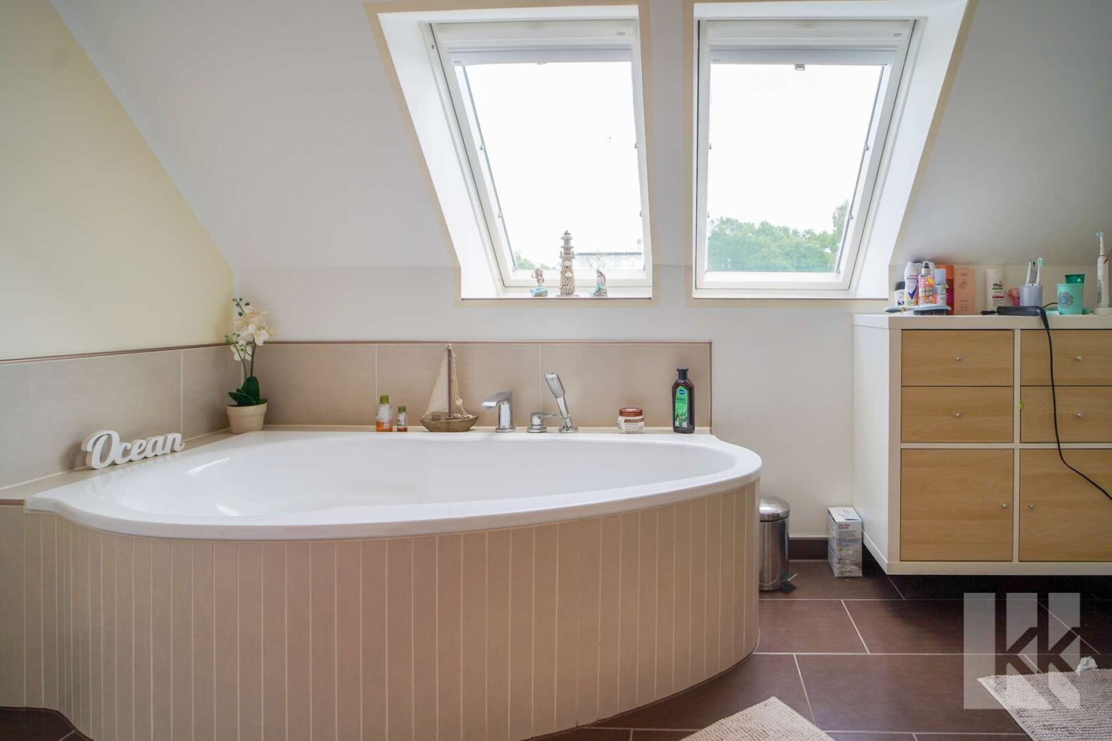 ...Frischluft und Badewanne
