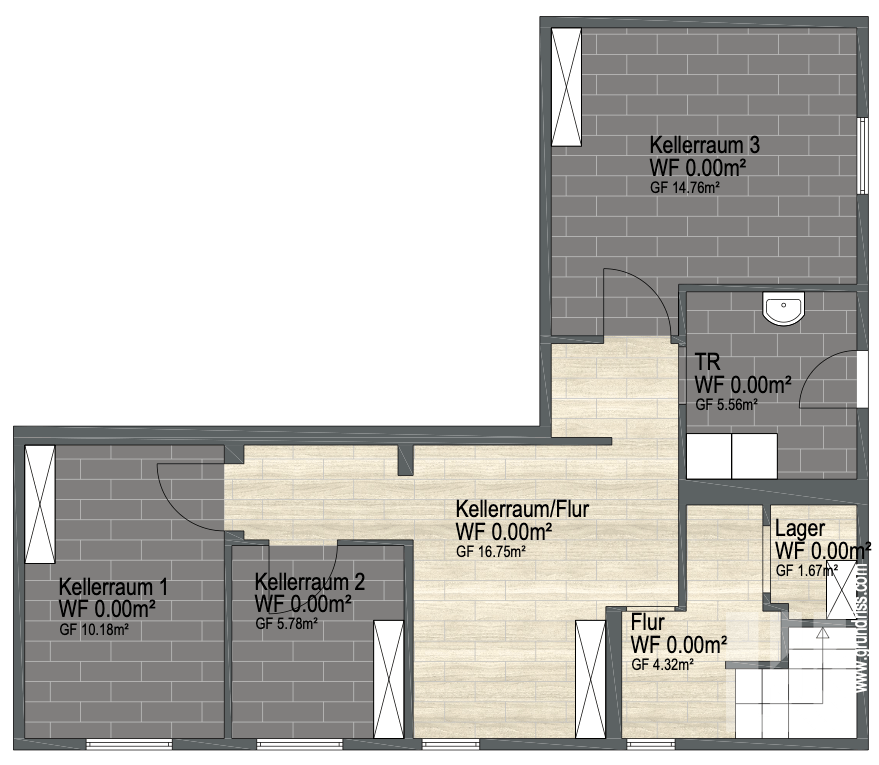 Grundriss Kellergeschoss