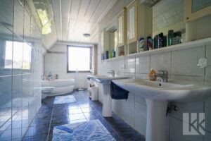 Das große Badezimmer im OG mit Tageslicht, ...