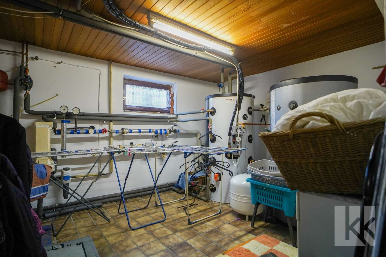 Und Platz für Haustechnik und...