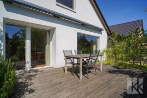 Davor: Die Terrasse