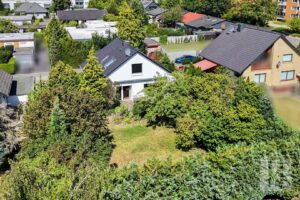 Die Liegenschaft aus der Luft