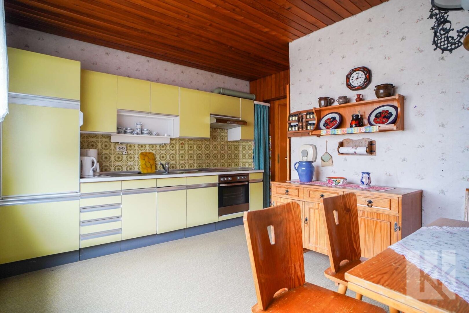 Die separate Küche...
