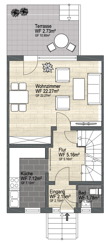 Grundriss Erdgeschoss