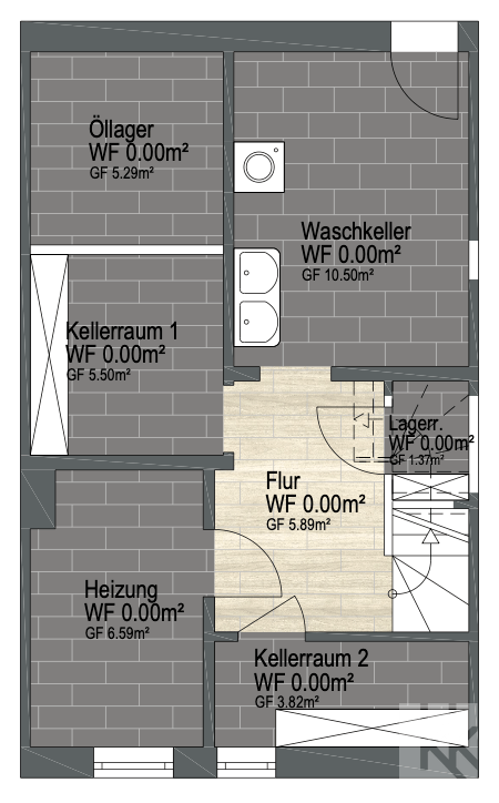 Grundriss Kellergeschoss