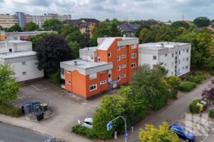 Die Liegenschaft aus der Luft